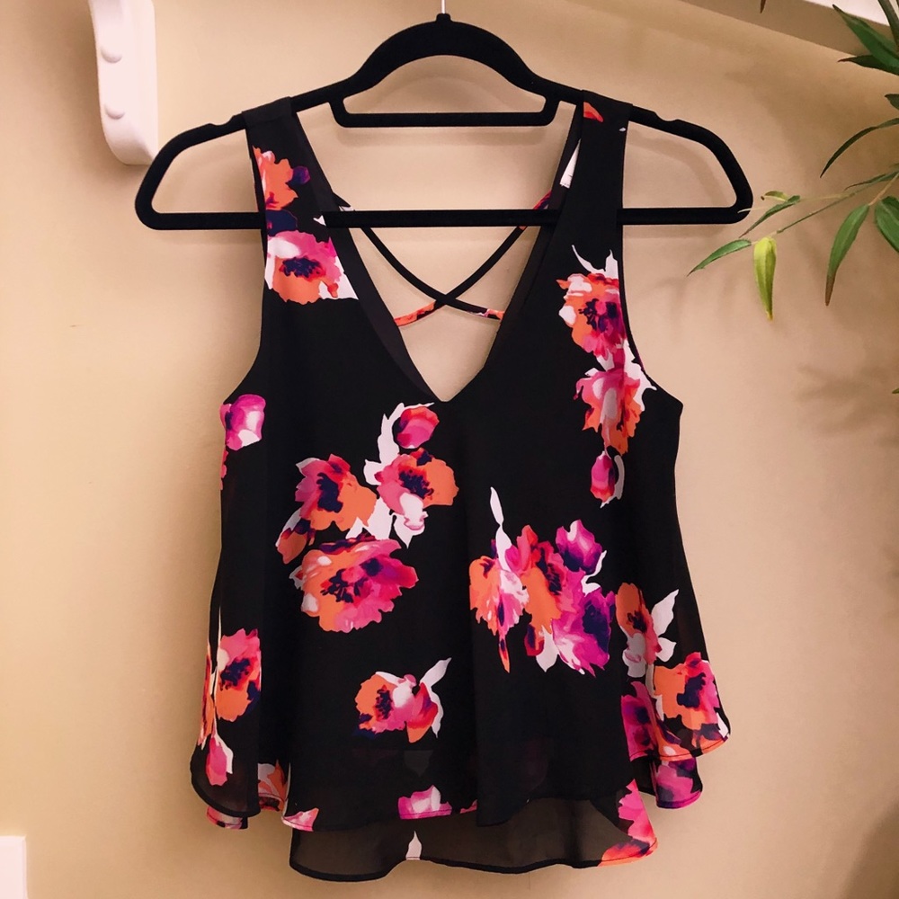 Decree | Floral Sleeveless Blouse